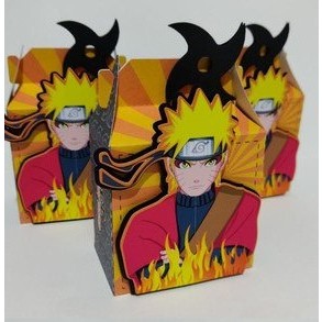 10 Caixas Lembrancinhas Personalizadas Tema Naruto - Festa naruto festas Decoração Caixa