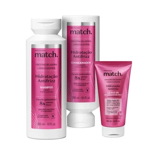 O Boticario Linha Cabelo Match Hidratação Antifrizz