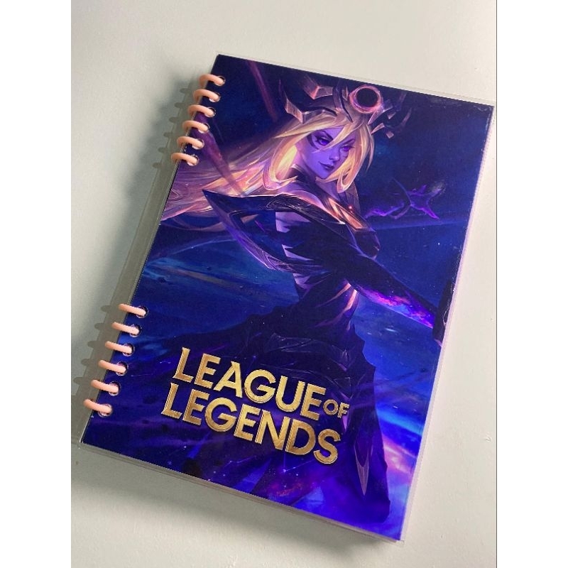 Caderno League of Legends Lux Cosmos Negro A5/A4