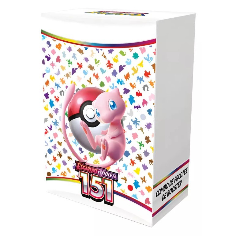 Booster Box Pok mon 151 Mini Display 18 Booster Copag Faz A Boa 