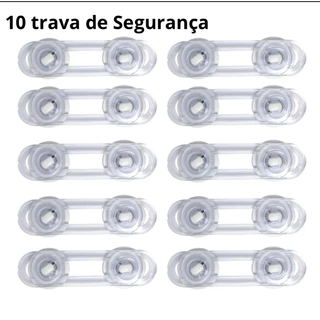 10 Trava Gaveta em silicone dobrável Para segurança de bebê/ crianças trava porta Armário e gavetas