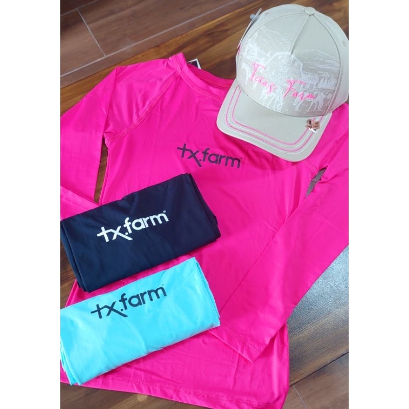 Camiseta Térmica UV50+ Texas Farm Feminina Rosa
