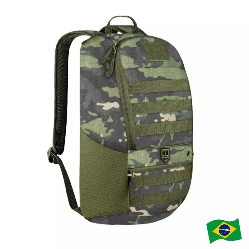 Mochila Tropa BRFORCE Tática Militar (Original) - 17litros Multicam Verde Oliva