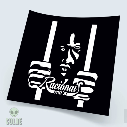 Adesivo Automotivo Decorativo Racionais Mc's Rap Gueto