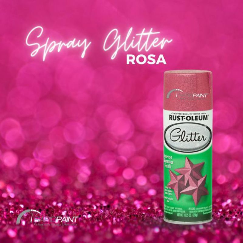 SPRAY GLITTER ROSA IMPORTADO RUST OLEUM | Shopee Brasil