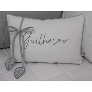Almofadinha Sem Recorte Personalizada com o Nome | Almofada Decorativa | 2 peças | Capa e enchimento