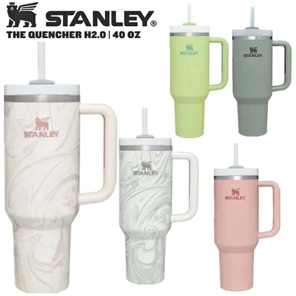 Caneca térmica Stanley 1,2 litros com Alça e Canudo Copo inoxidável