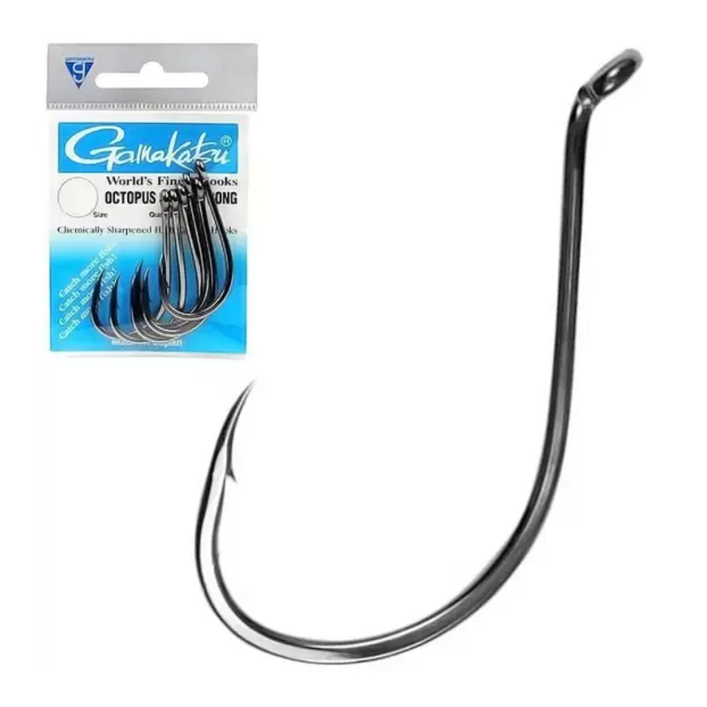 Anzol Gamakatsu Octopus Hooks Muito Forte Pesca Oceanica e Peixes de Couro