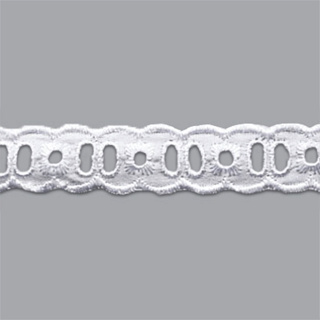 BOrdado Passafita Branco PP007 artePunto - Peça 13.70 Metros
