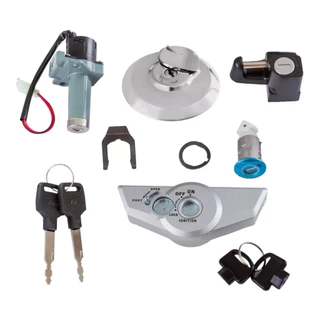 Kit Chave Ignição Conjunto Cg Titan 150 2004 Á 2008 5 Peças
