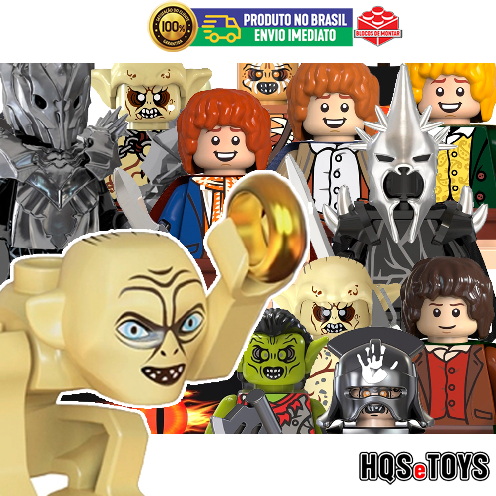 Mini Boneco Custom LOTR HP smigol dobby compatível similar blocos de encaixe e construção