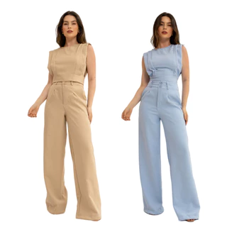 HBD Conjunto Feminino Elegante em Alfaiataria TR-CON-O36
