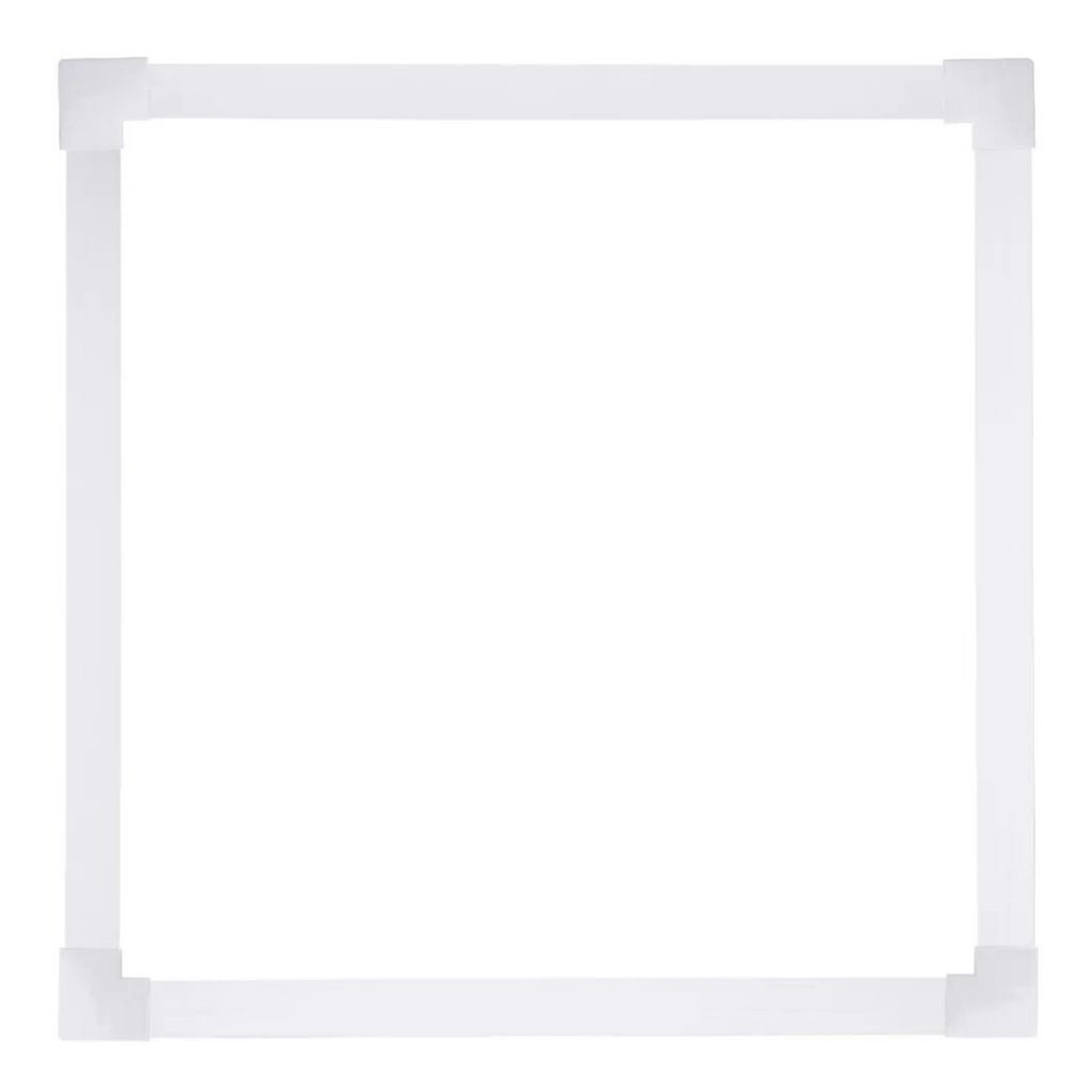 Moldura Kit Alçapão PVC 60x60 Branco GELO