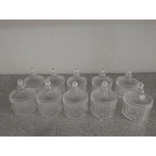 100 UNIDADES MINI BOMBONIERE ACRÍLICAS TRANSPARENTE NO ATACADO