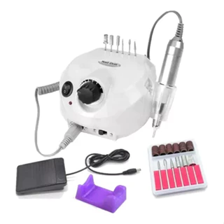 Lixadeira Motor Unha Elétrica Profissional Porquinho 45000 RPM Bivolt
