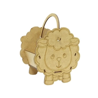 Cesta Cordeiro Páscoa Mdf Cru Lembrancinhas Infantil em Oferta na Shopee