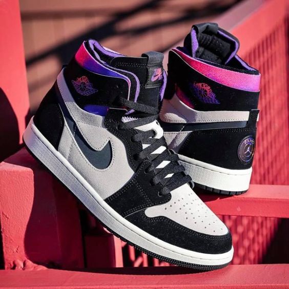 Tenis Nike Air Jordan 1 Cano Alto Edição Limitada Personalizado PSG Unissex Basquete/Treino/Academia Masculino e Feminino Lançamento 2024