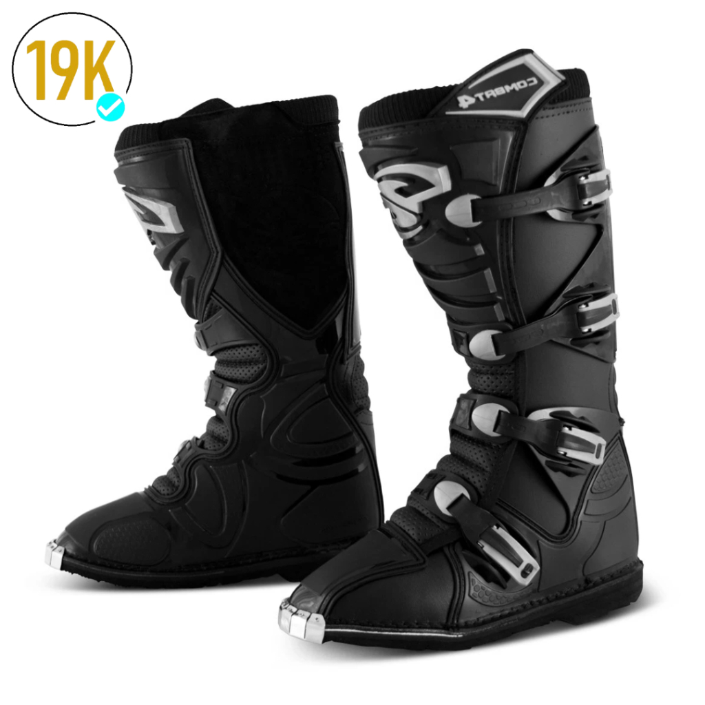 Bota Motocross Piloto Trilha Off Road Barro Rally Pro Tork Combat