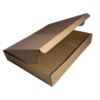 25 Unidades Caixas De Papelão 30x25x5 Montável Pardo Salgados Doces