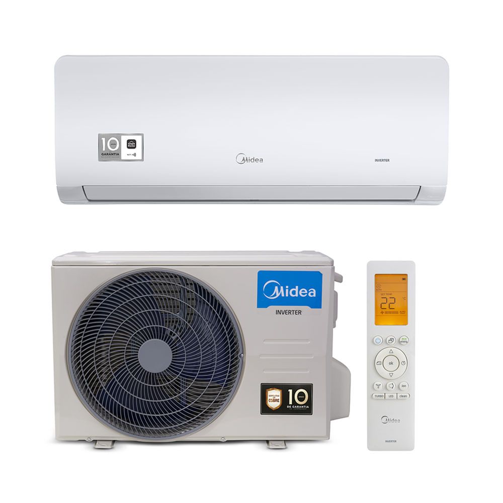 Ar condicionado Split Hi Wall Inverter Midea Xtreme Save Connect 9.000 Btus  Frio 220v R-32