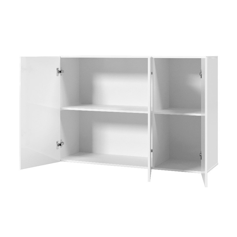 Armário 3 Portas De Cozinha Lavanderia Banheiro Área Serviço Com Nicho Multiuso Ej Móveis