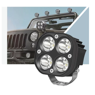 Farol De Milha Super Led Spot Longo Alcance Para Moto Carros Farol De Neblina 40w 4x4
