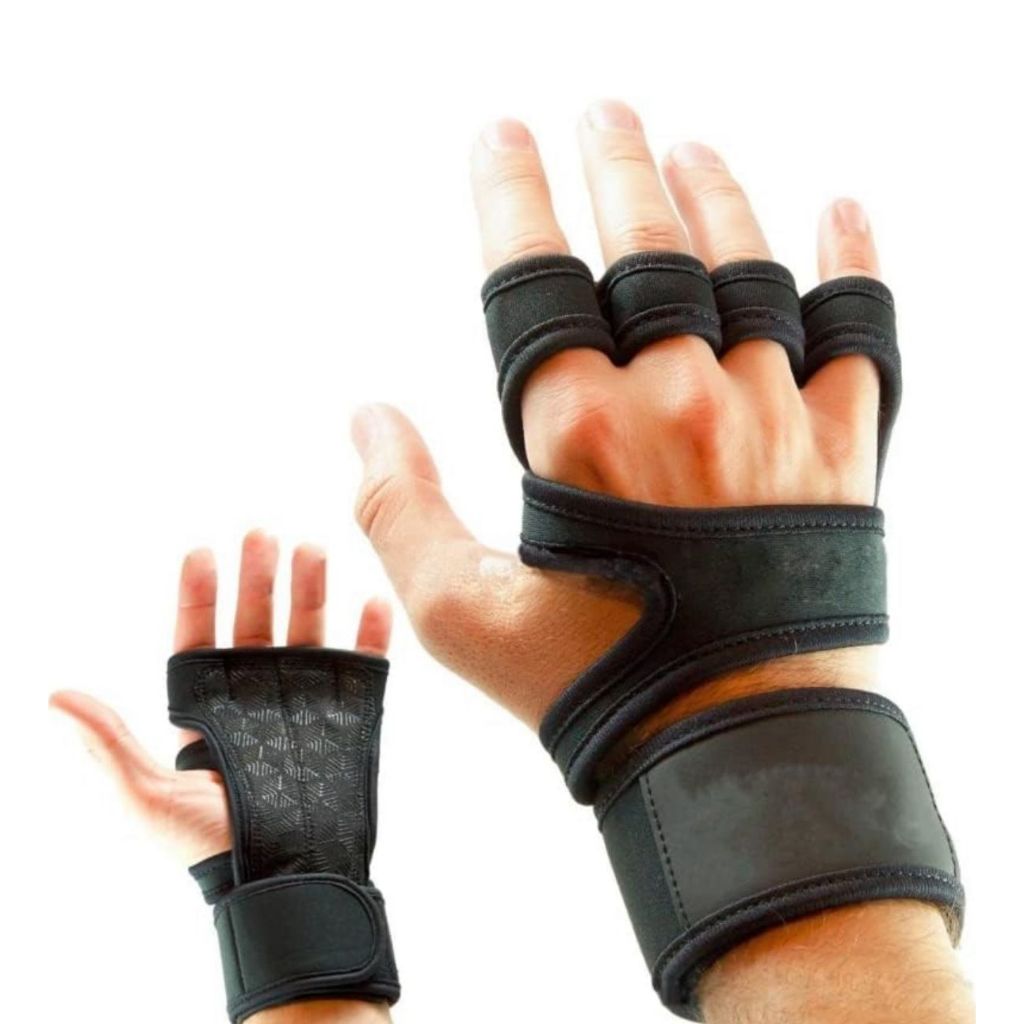 Luva Academia Protetora De Pulso Para Treino Regulável Confortável Envio Rápido