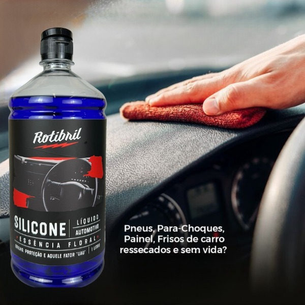 Silicone Liquido para Painél, Plásticos e Borrachas Automotivo - Aroma ...