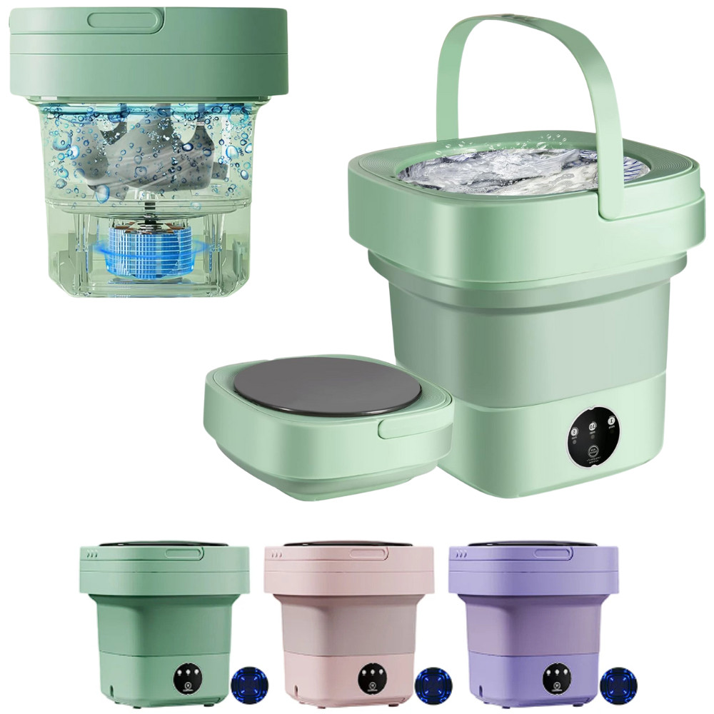 Máquina De Lavar MINI E Portátil Dobrável De 6,5 Litros