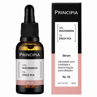 Sérum com 10% de Niacinamida e 1% de Zinco PCA com alta eficácia contra acnes, cravos, manchas, oleosidade