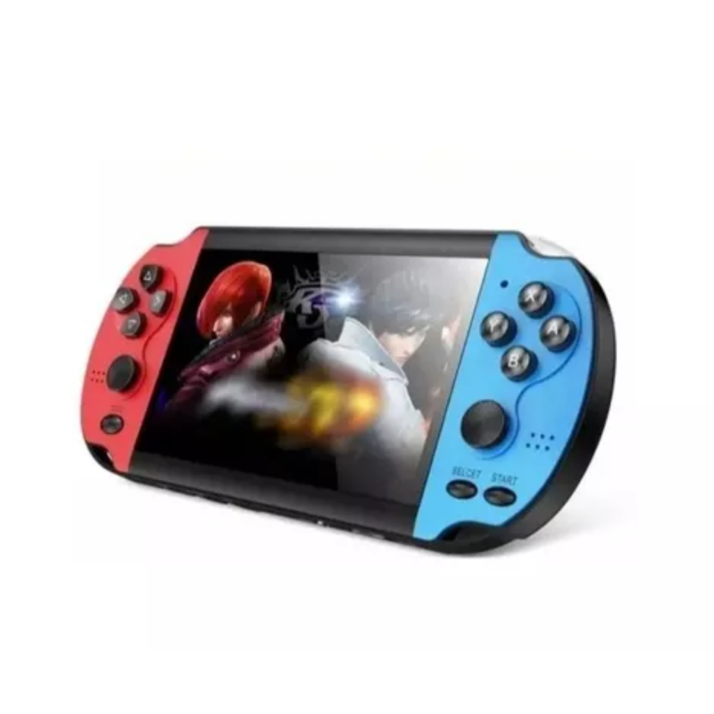 Mini Game Portátil Altomex AT-583 Azul e Vermelho 8GB + Dez Mil Jogos Retro
