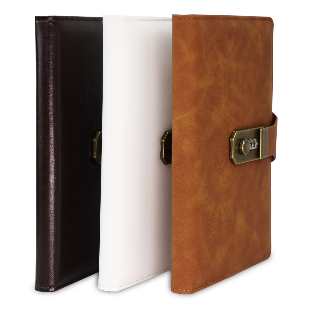 Caderno Cartagena Diário com Cadeado Segredo Lock Fechadura Privacidade Livro Segurança em Anotaçoes Pessoais Metas Conquistas e Sonhos