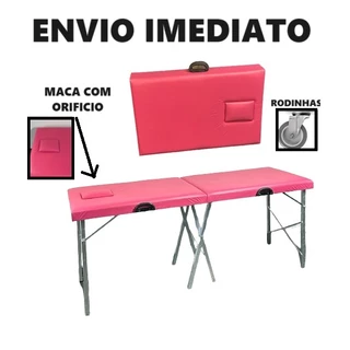 Maca Portátil Dobrável Estética Hospitais Tatuagem Massagem suporta 230kg