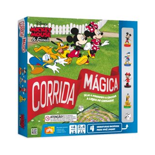 Jogo Tabuleiro Corrida Mágica Mickey e Friends Copag