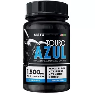 Suplemento Alimentar Touro Azul 1500mg 90cp