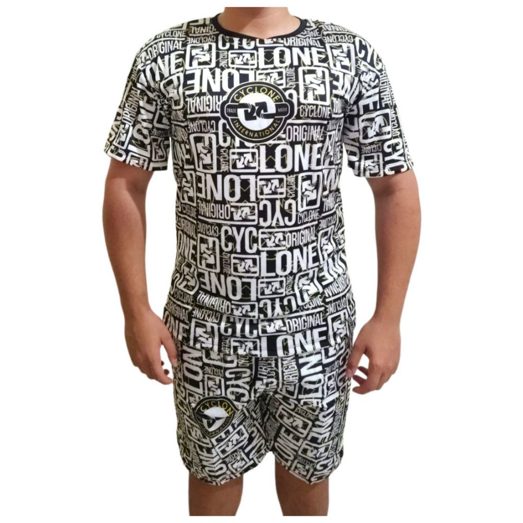 Kit Cyclone Chave Bermuda e Camiseta de Microfibra Mod 3 | Shopee Brasil