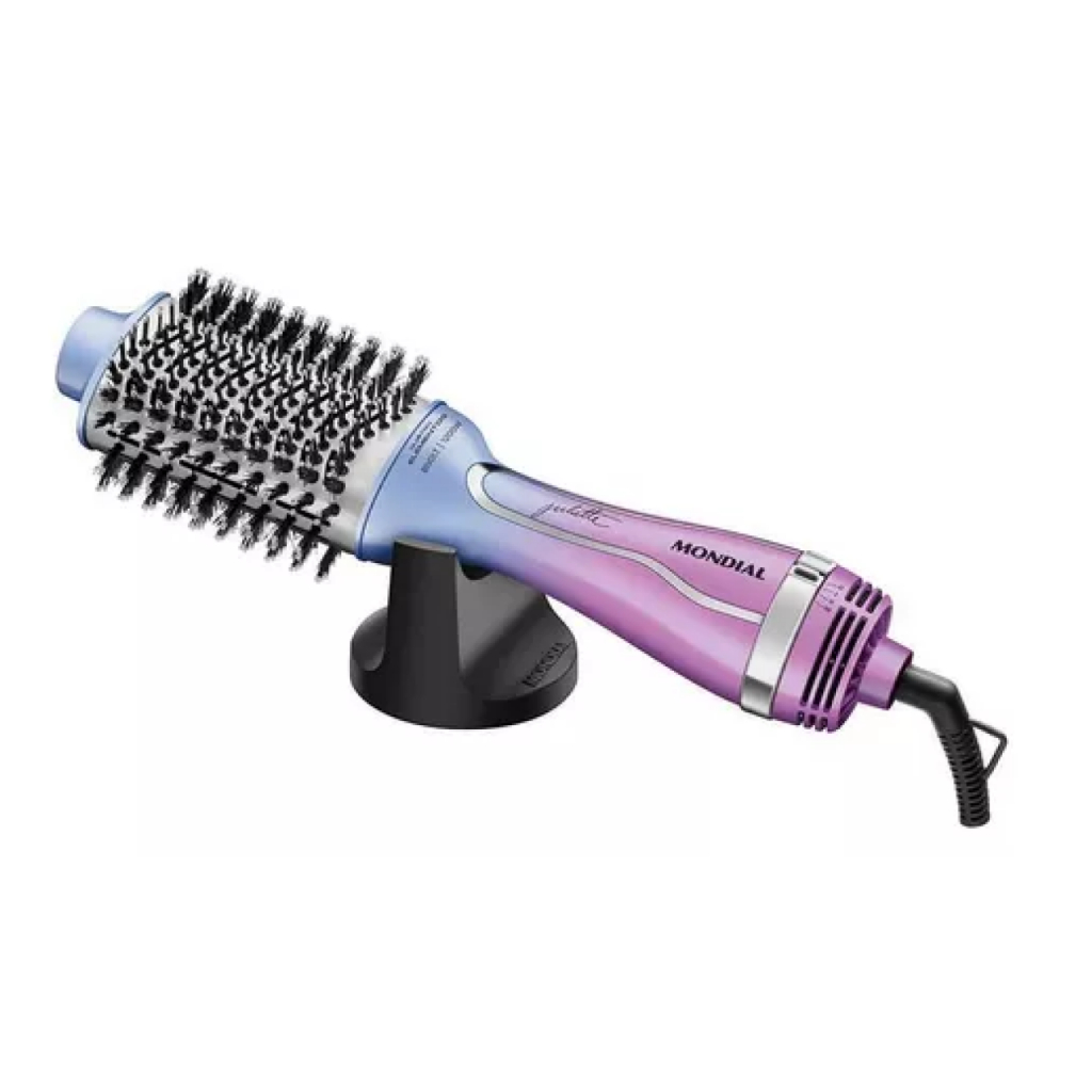 Escova Secadora De Cabelo Mondial Oficial Juliette 1200w Es-ju-03 Bivolt 110V/220V