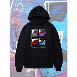 Moletom Canguru Com Capuz Figura Carros Japan Finest Blusa De Frio Masculina Feminina Algodão