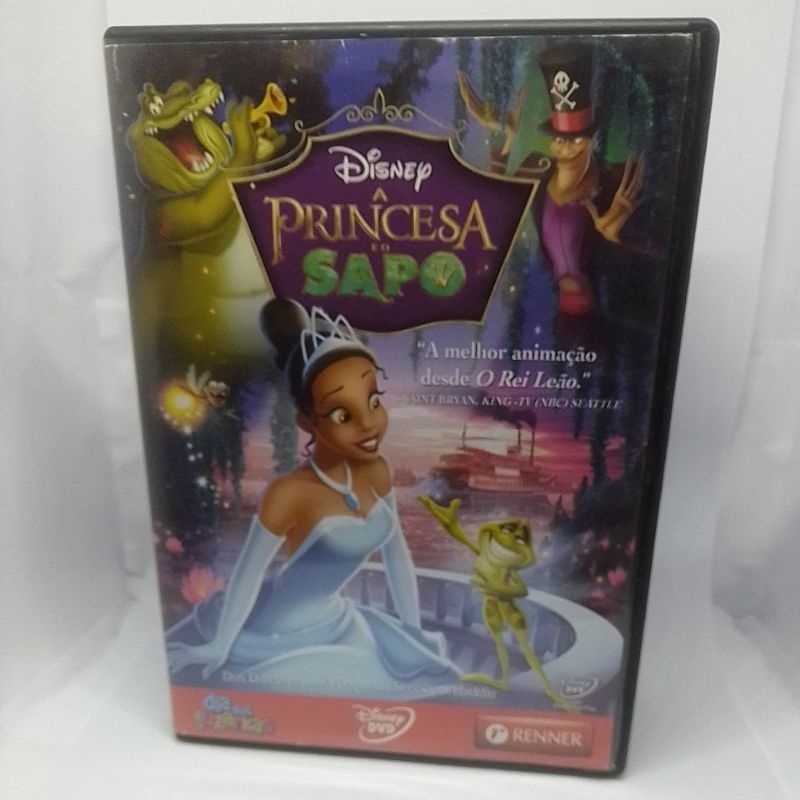 A PRINCESA E O SAPO - DVD DISNEY | Shopee Brasil