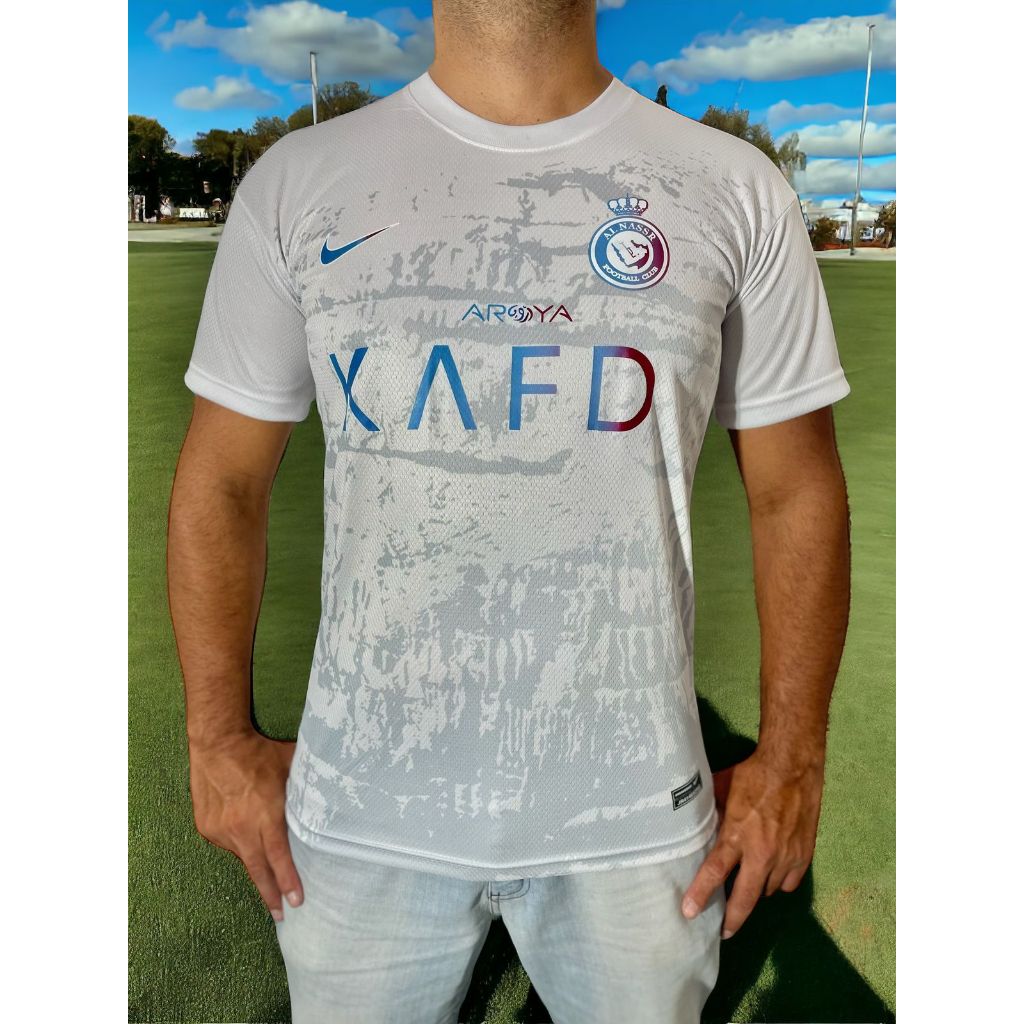 Camisa Camiseta de time - AL Nassr Branca CR7 LANÇAMENTO 2024/2025 ...