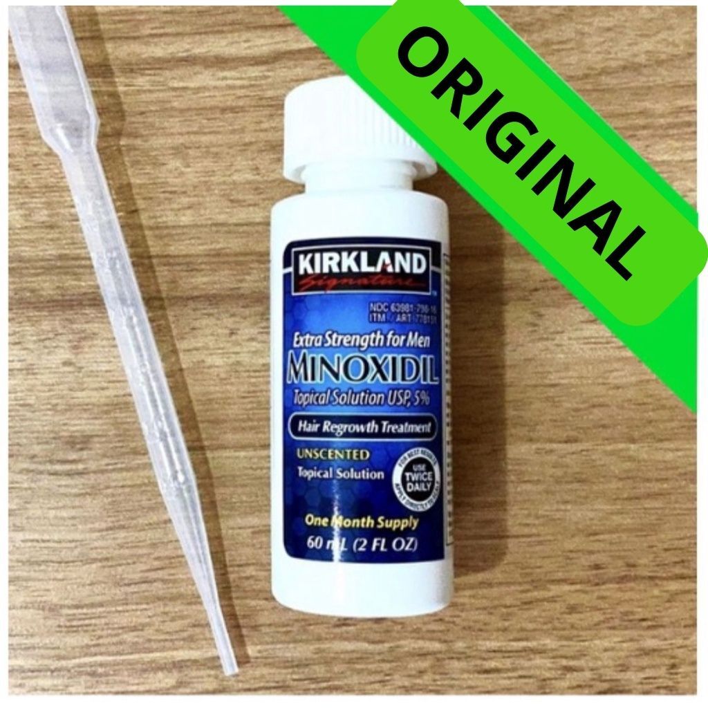 Loção KirkIand 5% EUA+ dosador, cresce cabelo, barba e sobrancelha. ENVIO IMEDIATO