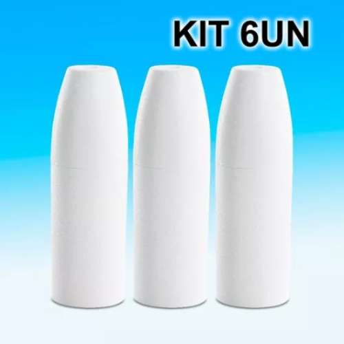 Kit C/ 6un 600ml Porta Garrafa Térmico Isopor