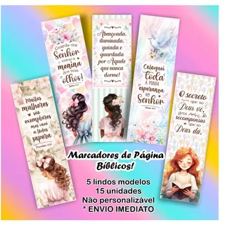 25 unidades Marcador de Página  Bíblico Texto Cristão. Linda lembrança que vai surpreender. Escolha seu modelo. em Oferta na Shopee