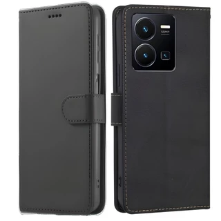 Capa Capinha Carteira Flip preta + Película Para Moto Edge 40 Neo