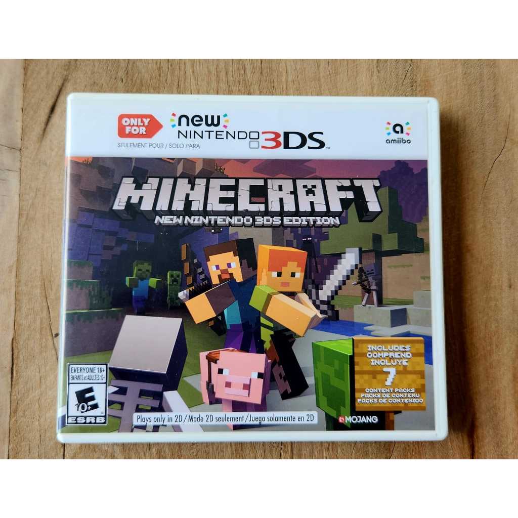 Minecraft New Nintendo 3ds Edition (mídia Física) - New Nintendo 3DS