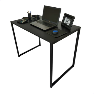 Escrivaninha Industrial Escritorio Home office 1 Metro x 60 Cm Mesa Notebook Computador Ferro MDF