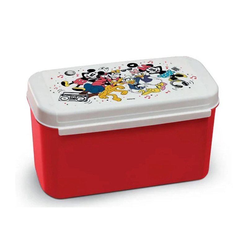 Tupperware Visual Box Mini Retangular Alto Mickey e Amigos 2,6 litros ...