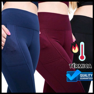 Calça Legging Montaria Suplex Flanelado com Bolso