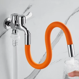 Tubo de extensão de mangueira flexível Tubo de extensão de espuma universal Extensor de torneira de conector à prova de respingos-