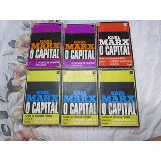 O Capital (crítica da economia política) – coleção completa com 6 volumes Autor: Karl Marx